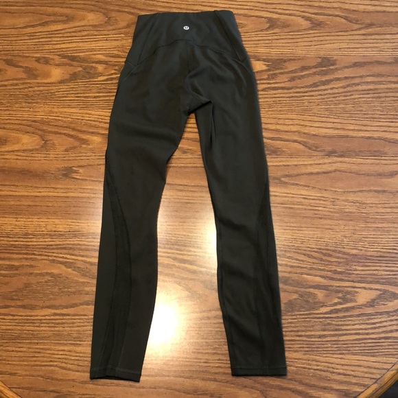 Lululemon Train Times 7/8 Pant Dark Olive - Picture 4 of 16